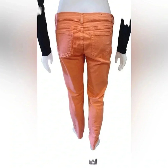 Banana  Republic Skinny Fit Orange Jeans Size 10 - Picture 2 of 6
